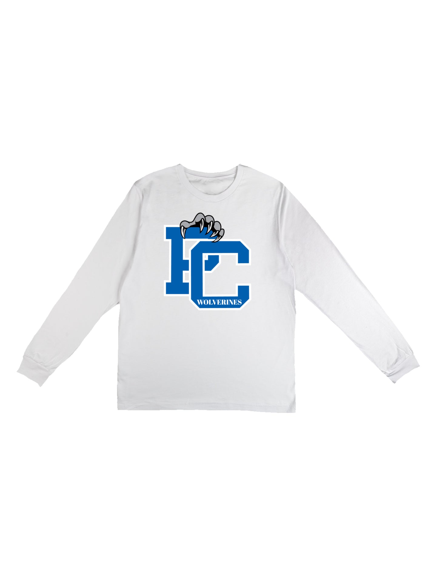 Polk County Schools "PC Wolverines" Long Sleeve T-shirt