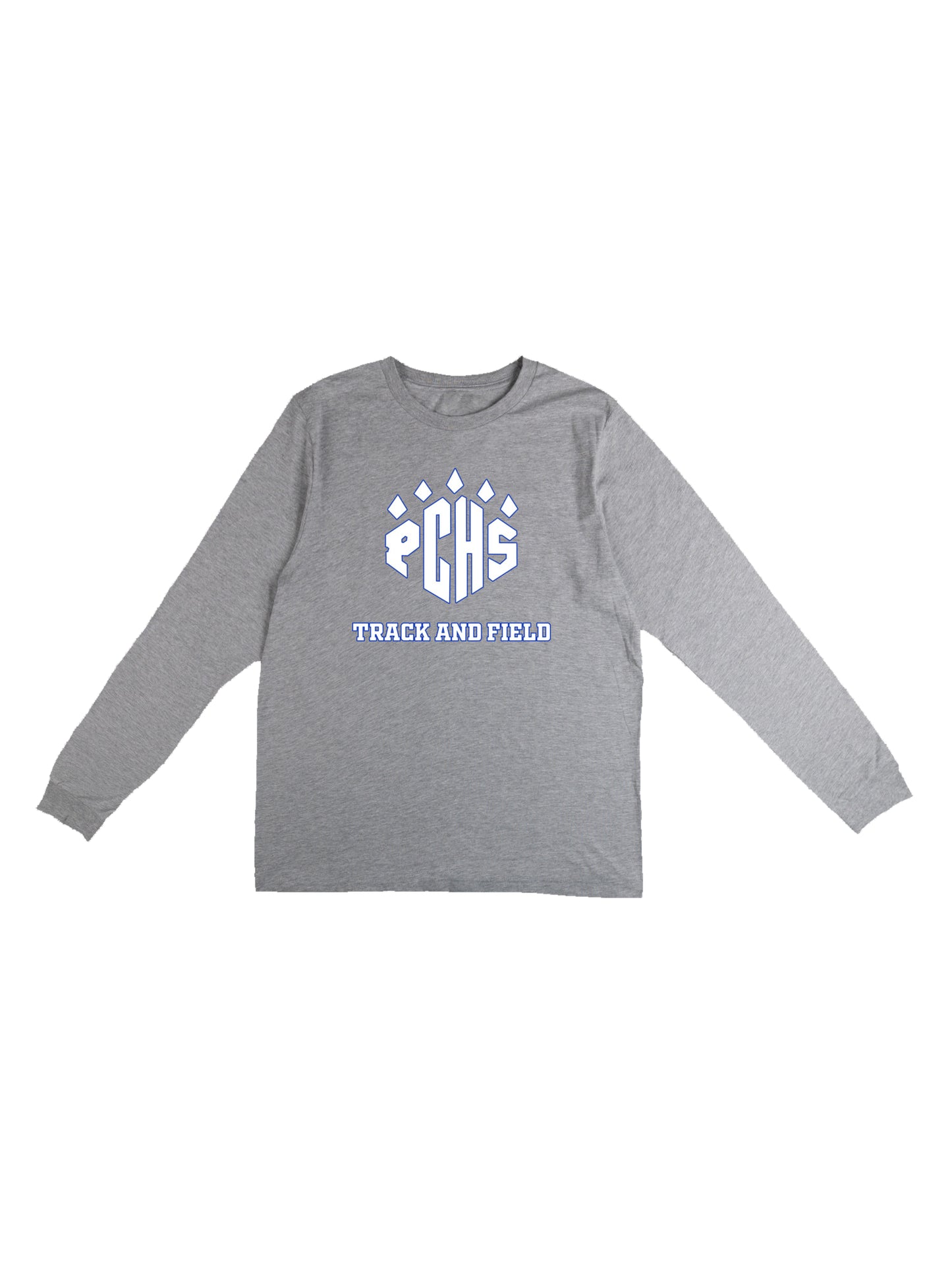 PCHS Track & Field with Paw Logo Long Sleeve T-shirt