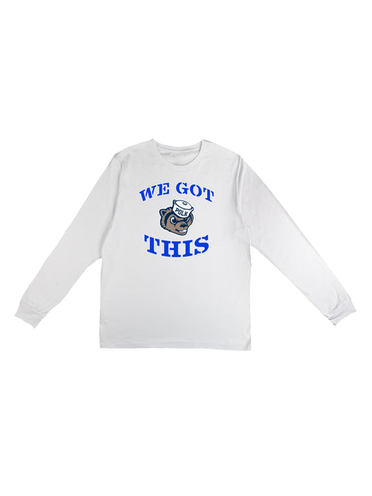 Polk We Got This Slogan Design Long Sleeve T-shirt