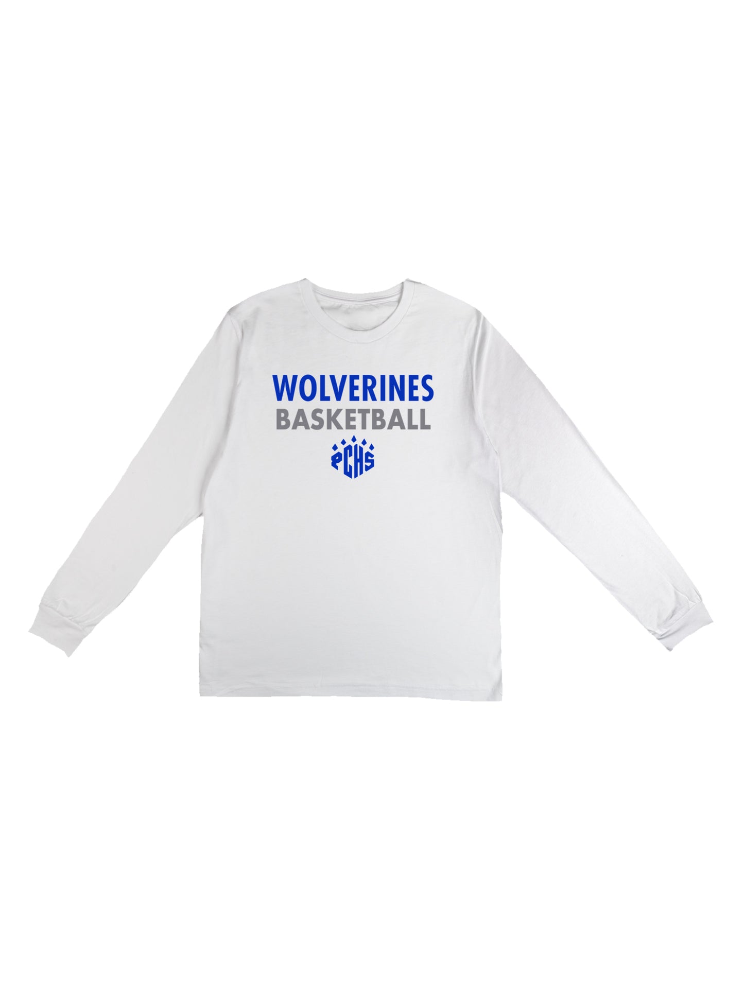PCHS Wolverines Basketball Long Sleeve T-shirt