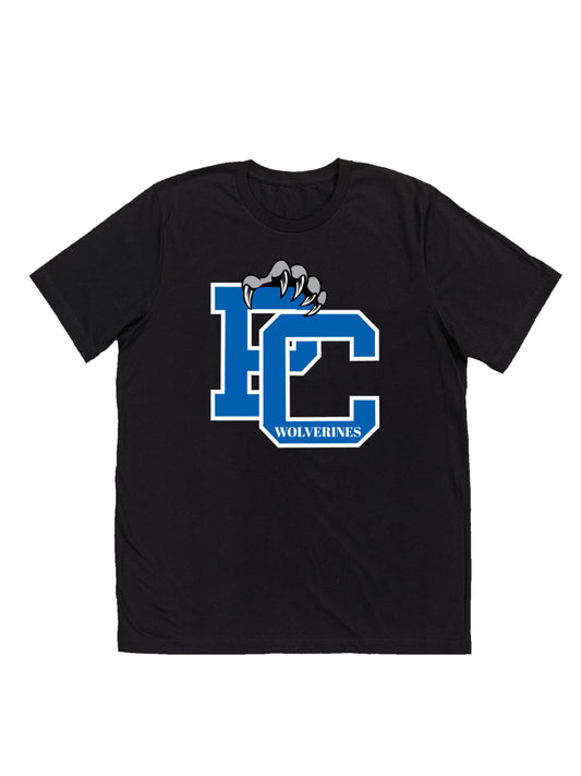 Polk County Schools "PC Wolverines" Short Sleeve Tee