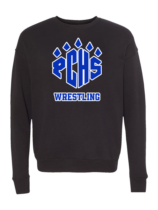 PCHS Wrestling Paw Logo Fleece Sweatshirt