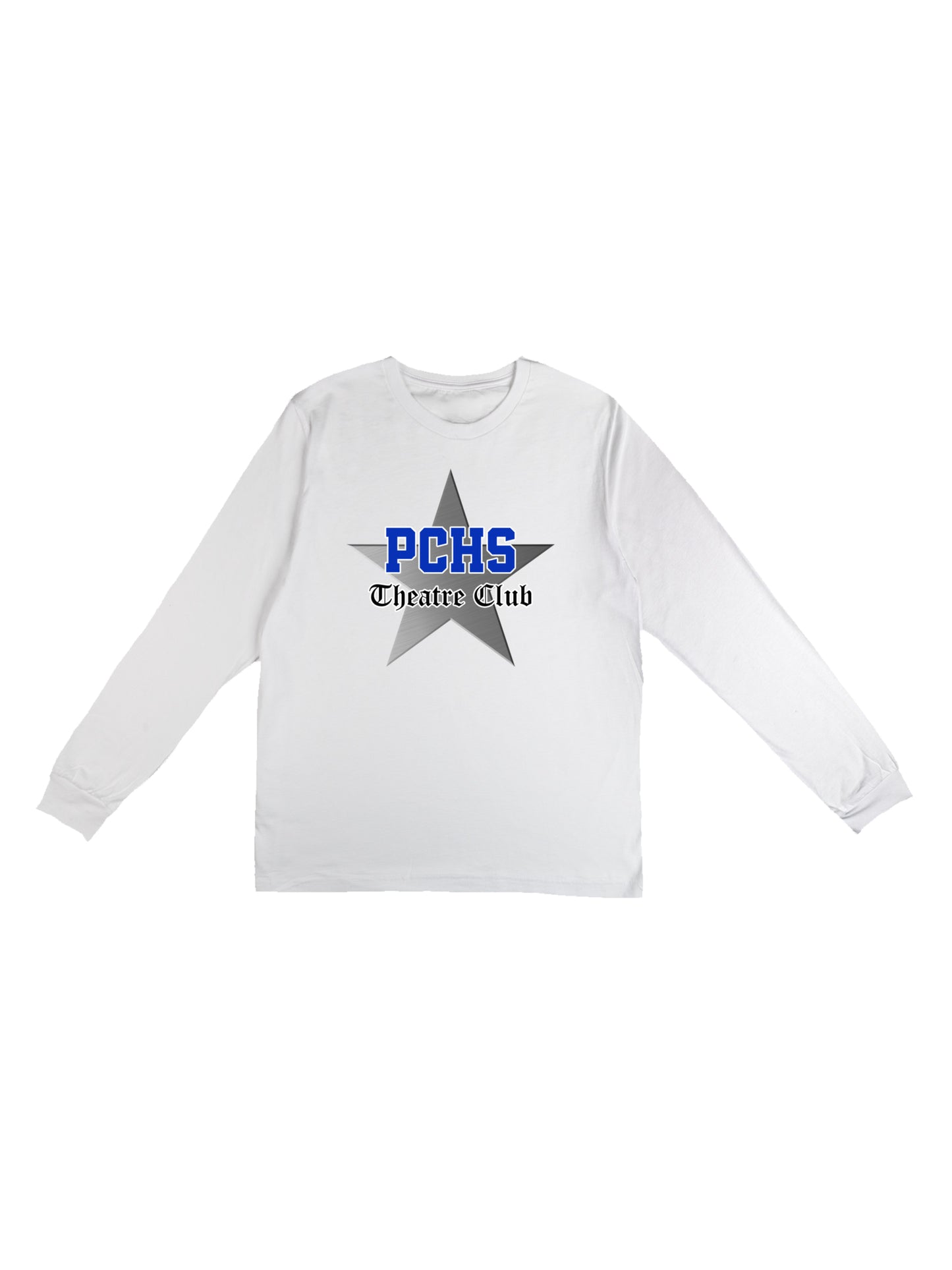 PCHS Theatre Club Star Logo Long Sleeve T-shirt