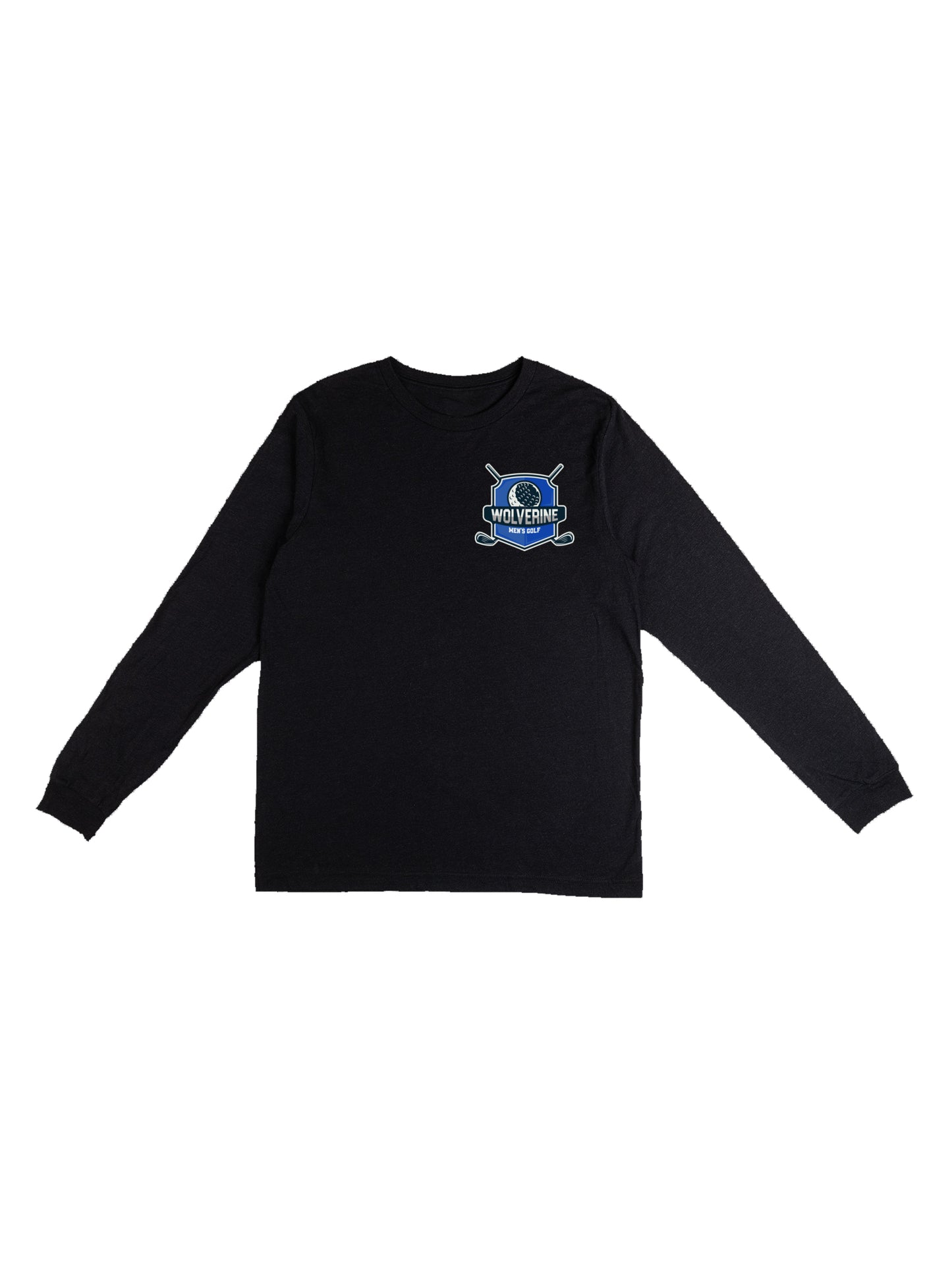 Wolverine Men's Golf Shield Logo Long Sleeve T-shirt