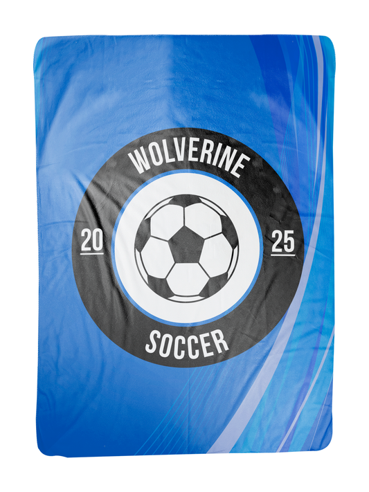 Polk County Soccer 60"x80" Sherpa Fleece Blanket