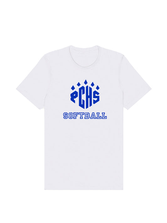 PCHS Softball Paw Logo Short Sleeve T-shirt