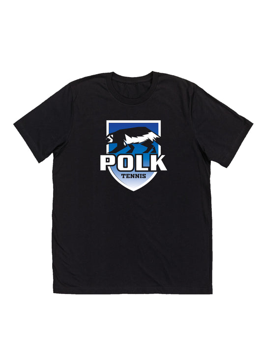 Polk County Wolverines Tennis Short Sleeve T-shirt