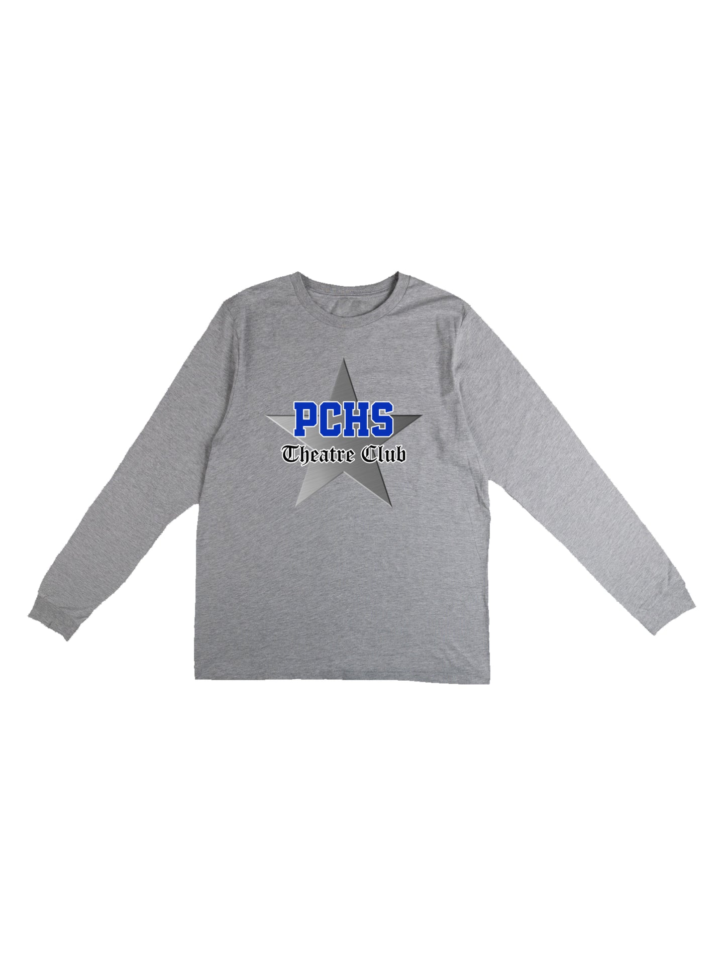 PCHS Theatre Club Star Logo Long Sleeve T-shirt