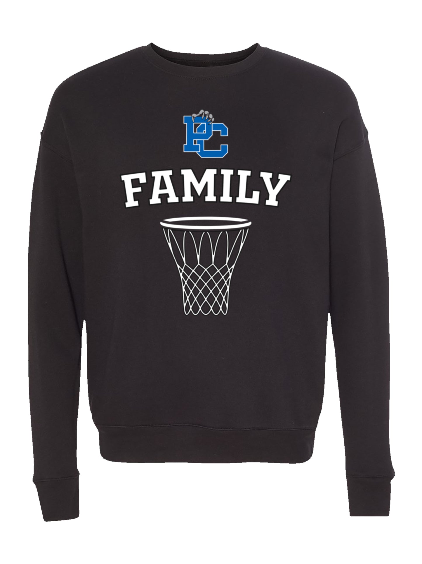 Polk County Family Basketball Net Fleece Sweatshirt