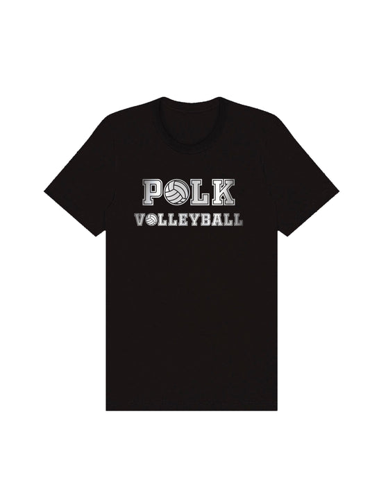 Polk Volleyball Design Short Sleeve T-shirt