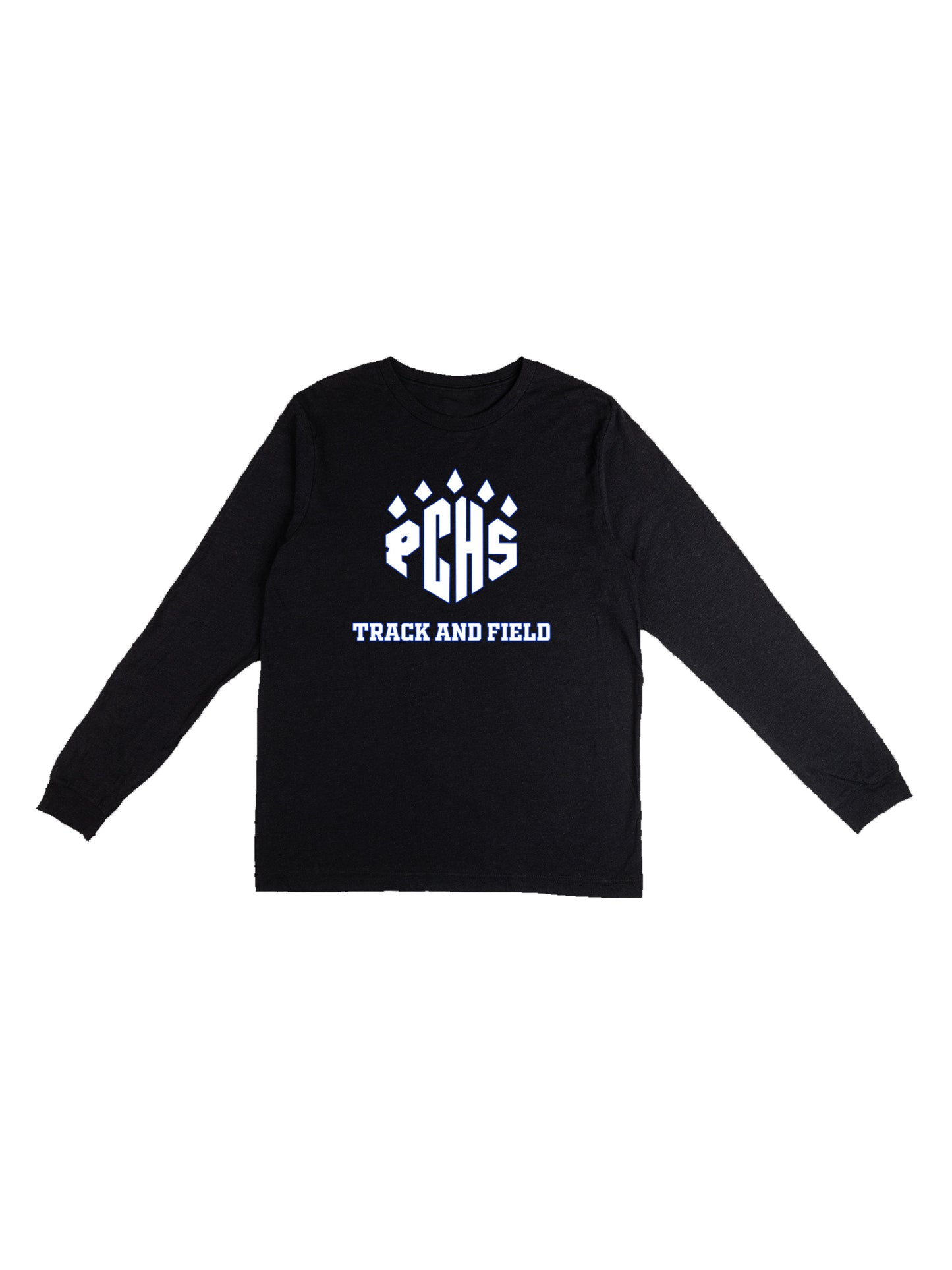 PCHS Track & Field with Paw Logo Long Sleeve T-shirt