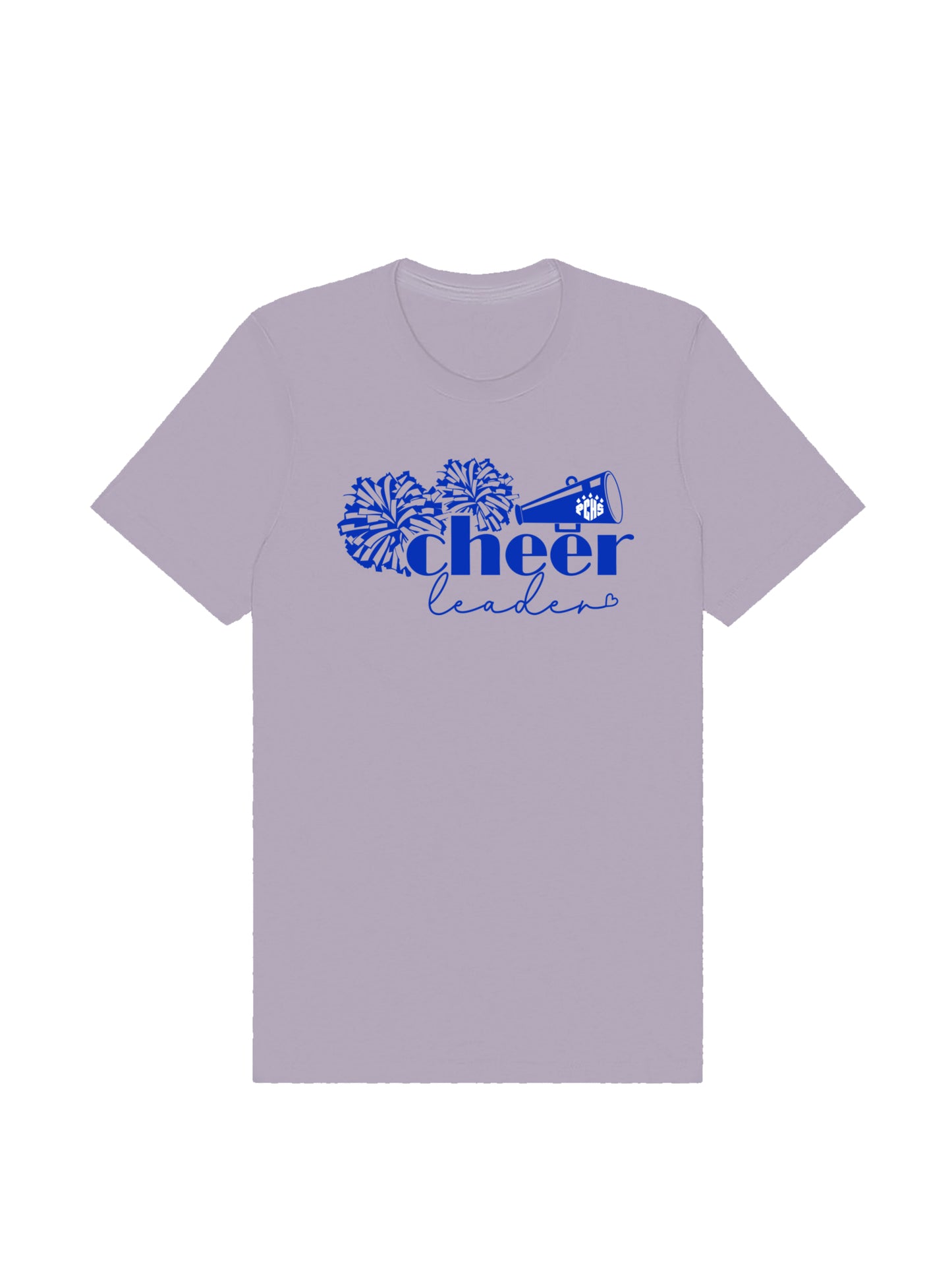 PCHS Cheerleading PomPoms & Horn Short Sleeve T-shirt