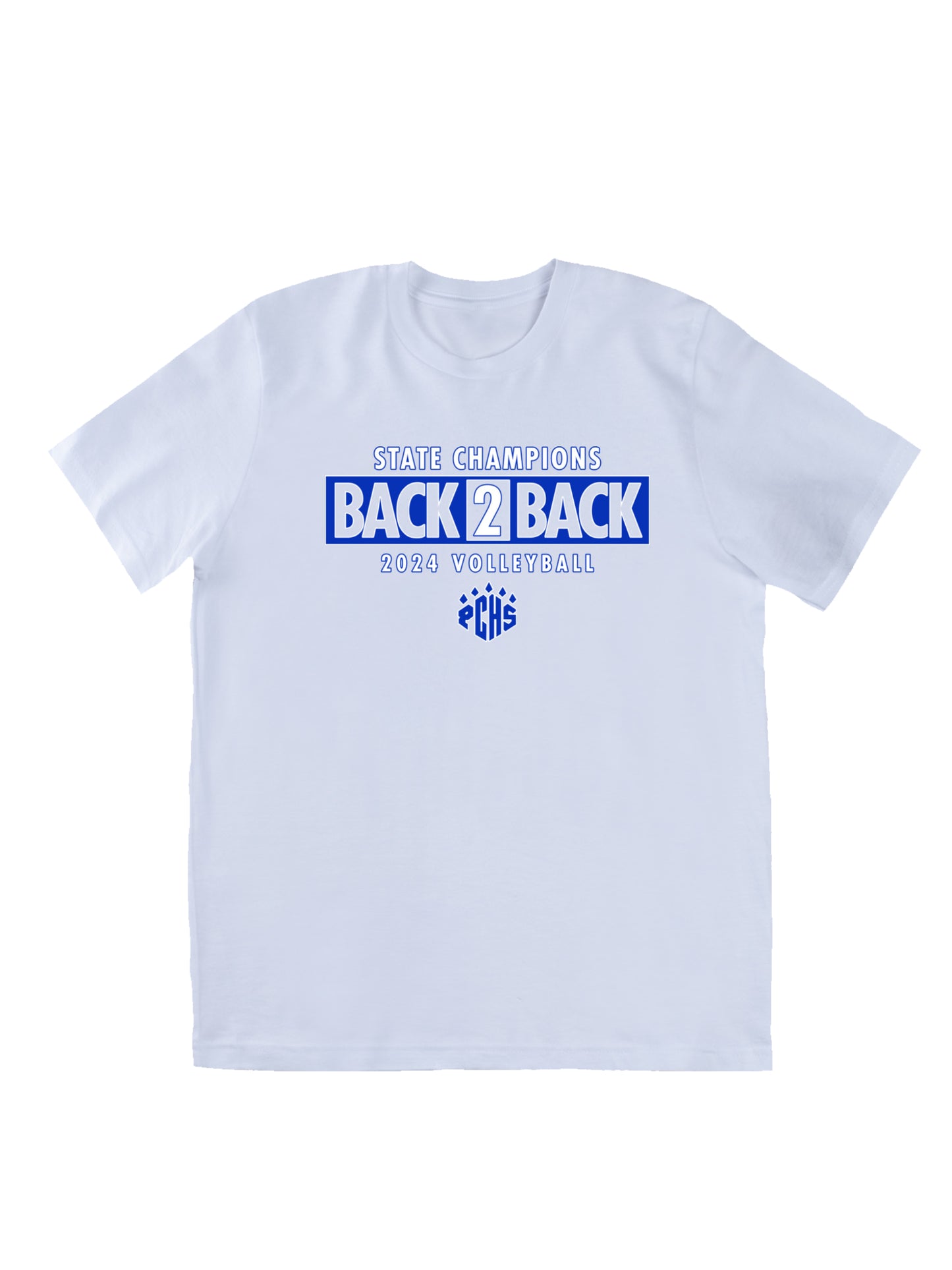 PCHS Volleyball B2B Champs Front & Back Short Sleeve T-shirt