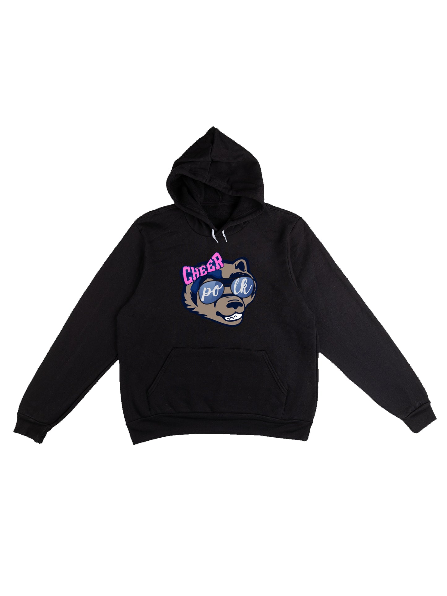 POLK Cheerleading Mascot Fleece Pullover Hoodie