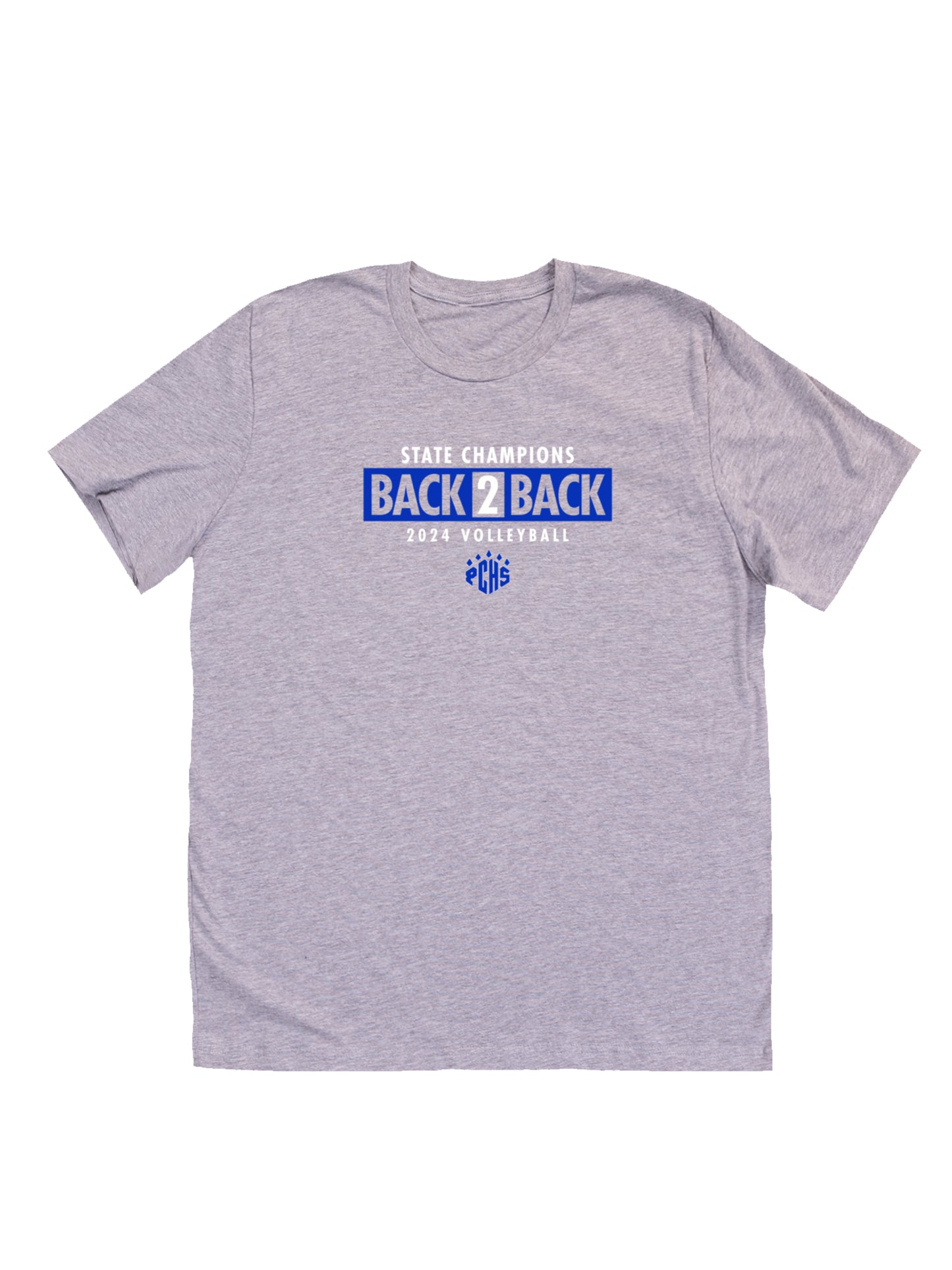 PCHS Volleyball B2B Champs Front Only Short Sleeve T-shirt