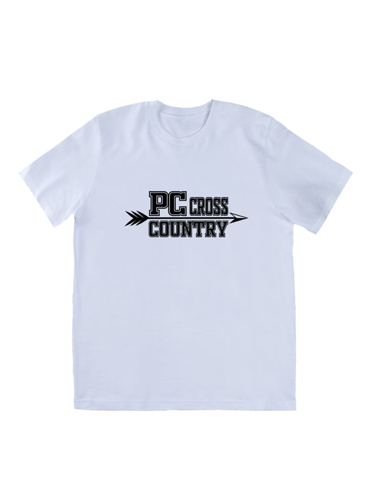 Polk County Cross Country Black Logo Short Sleeve T-shirt