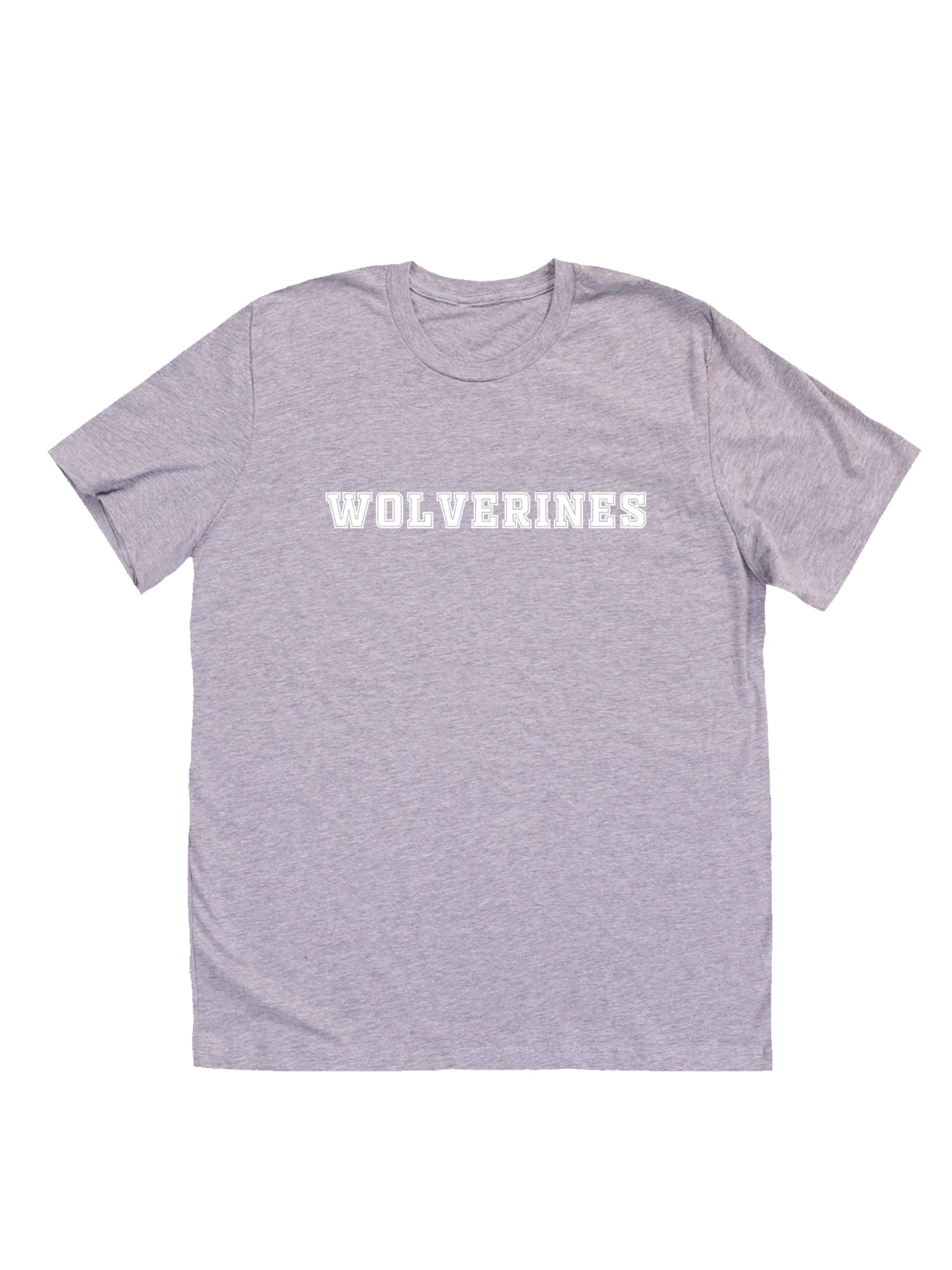 Polk County Wolverines White Logo Short Sleeve T-shirt