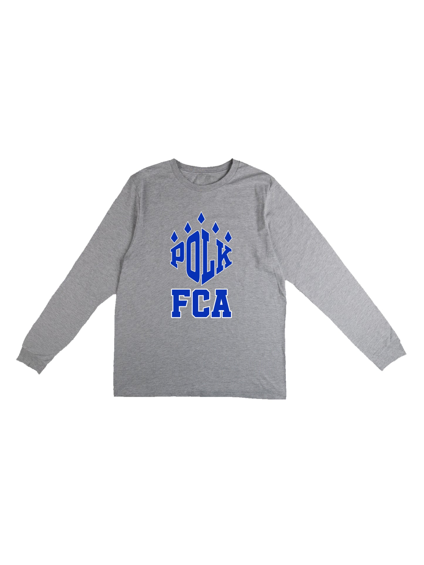 Polk FCA Paw Logo Design Long Sleeve T-shirt