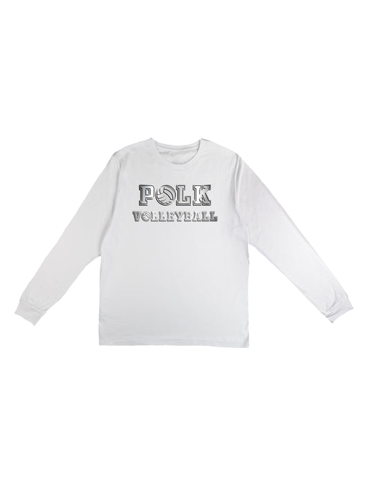 Polk Volleyball Design Long Sleeve T-shirt
