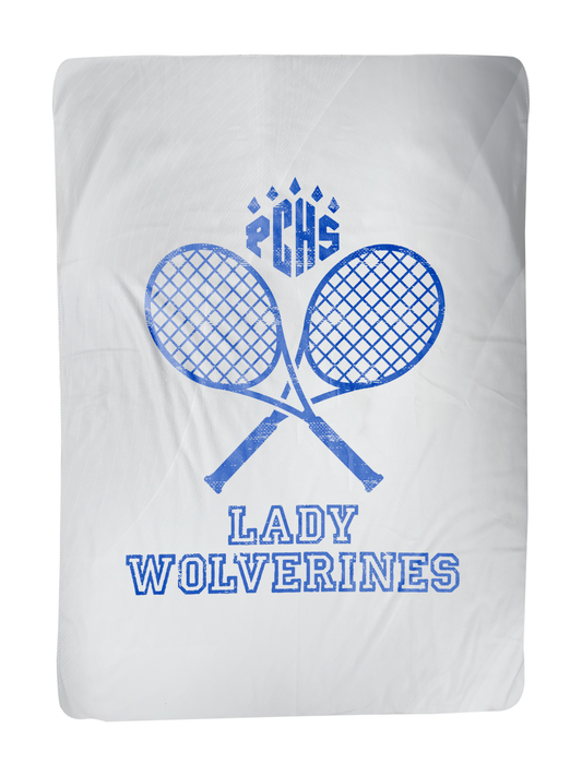 PCHS Women's Tennis 60"x80" Sherpa Fleece Blanket