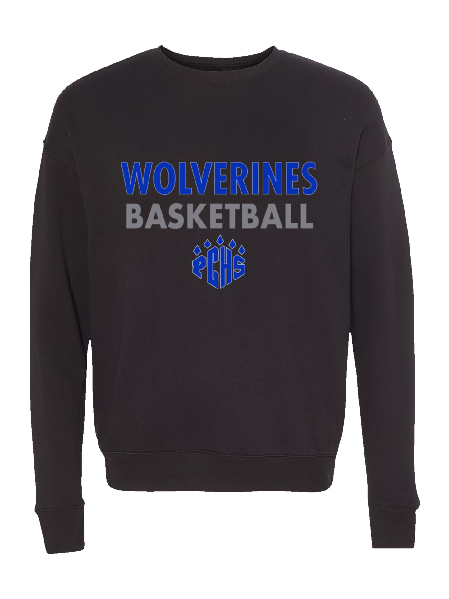 PCHS Wolverines Basketball Fleece Sweatshirt
