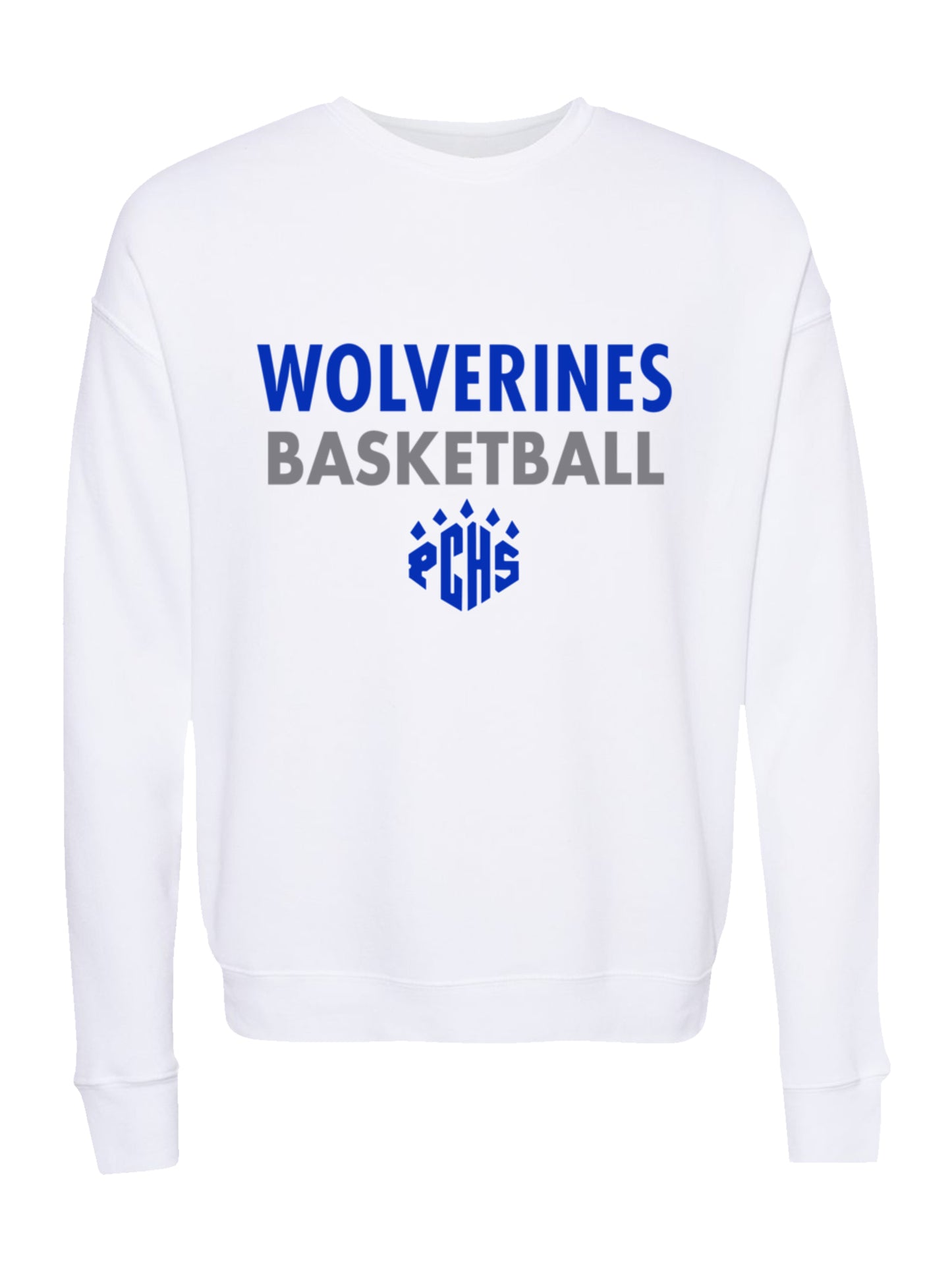 PCHS Wolverines Basketball Fleece Sweatshirt