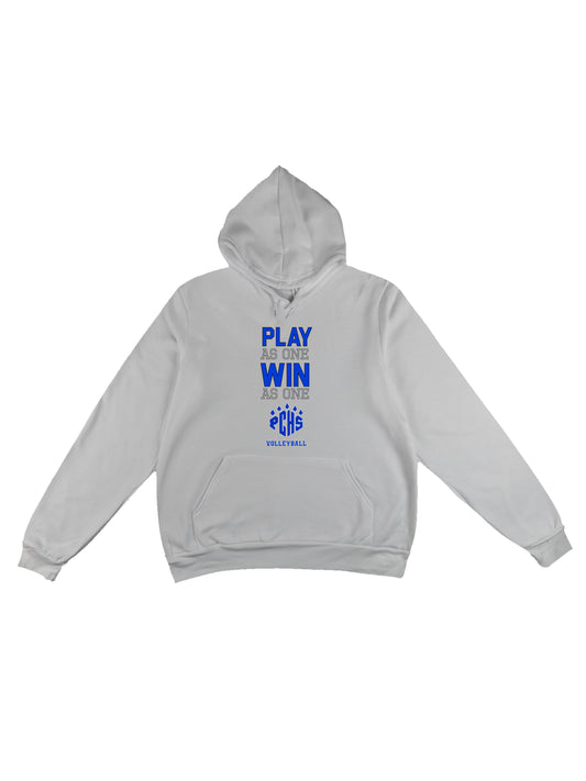 PCHS Volleyball Play As One Fleece Pullover Hoodie
