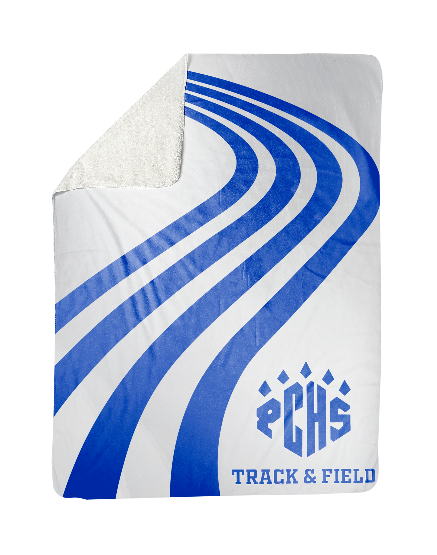 PCHS Track & Field 60"x80" Sherpa Fleece Blanket