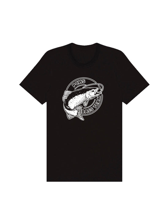 PCHS Bass Team Logo Design Short Sleeve T-shirt