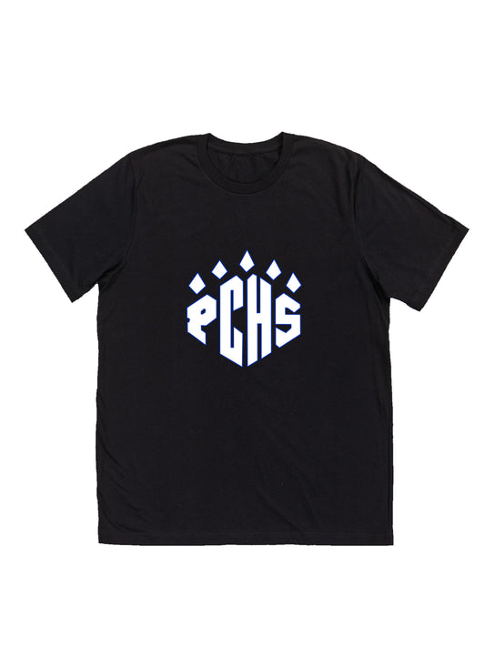 PCHS Paw Logo in White Short Sleeve T-shirt