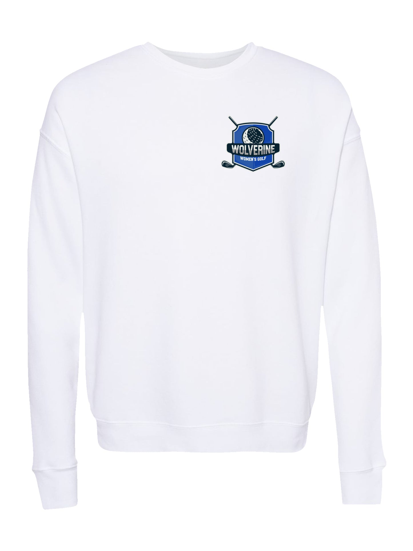 Wolverine Women's Golf Shield Logo Fleece Sweatshirt