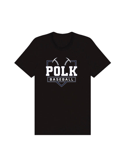 POLK Baseball Logo Short Sleeve T-shirt