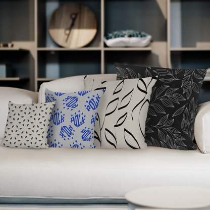 Polk Logo Pattern Throw Pillow