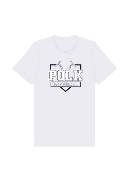 POLK Baseball Logo Short Sleeve T-shirt