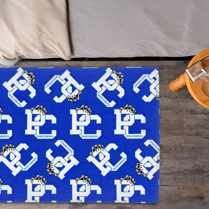 PC Wolverines Claw Logo Pattern Rectangular Area Rugs