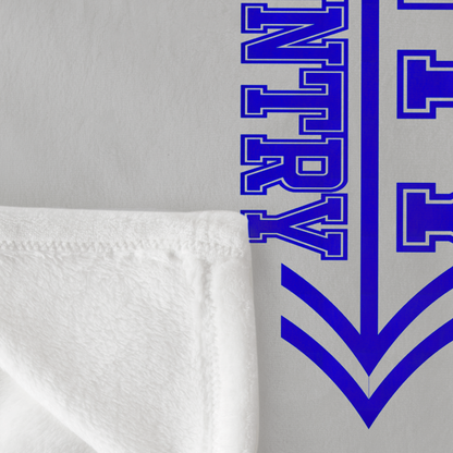 Polk County Cross Country Blue Logo 50"x60" Fleece Blanket