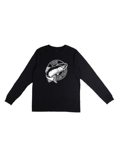 PCHS Bass Team Logo Design Long Sleeve T-shirt
