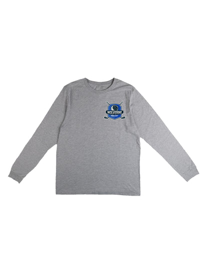 Wolverine Men's Golf Shield Logo Long Sleeve T-shirt