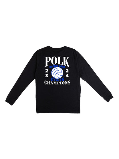 PCHS Volleyball B2B Champs Front & Back Long Sleeve T-shirt