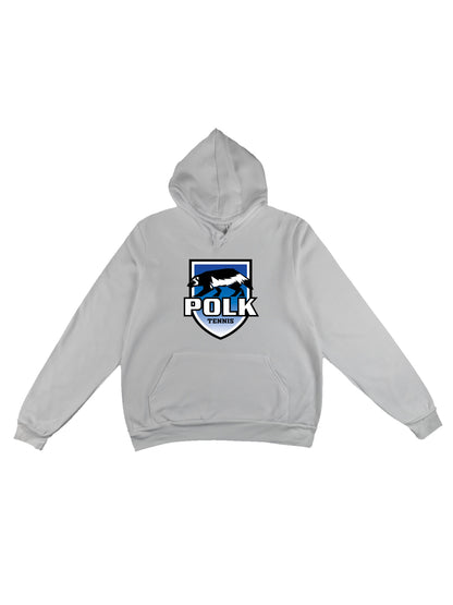 Polk County Wolverines Tennis Fleece Pullover Hoodie