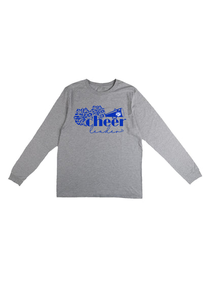 PCHS Cheerleading PomPoms & Horn Long Sleeve T-shirt