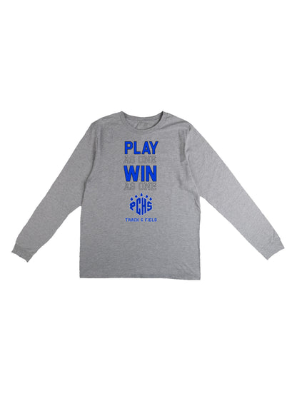 PCHS Track & Field Play As One Long Sleeve T-shirt