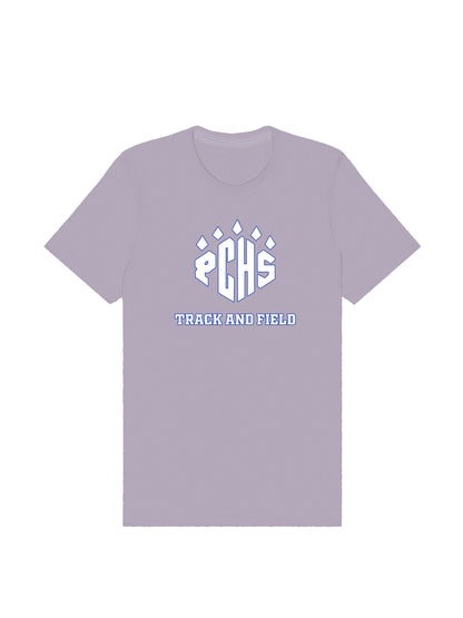 PCHS Track & Field with Paw Logo Short Sleeve T-shirt