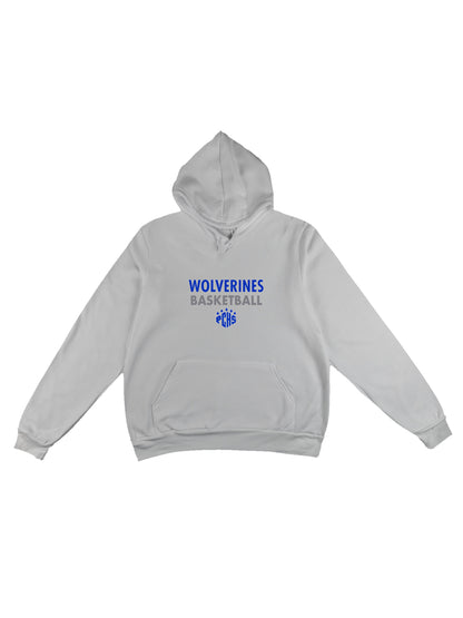 PCHS Wolverines Basketball Fleece Pullover Hoodie