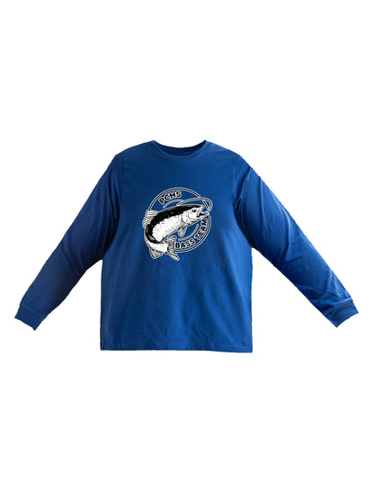 PCHS Bass Team Logo Design Long Sleeve T-shirt