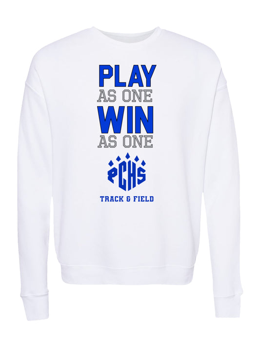 PCHS Track & Field Play As One Fleece Sweatshirt