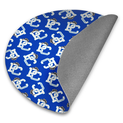 PC Wolverines Claw Logo Pattern 5' Round Area Rug
