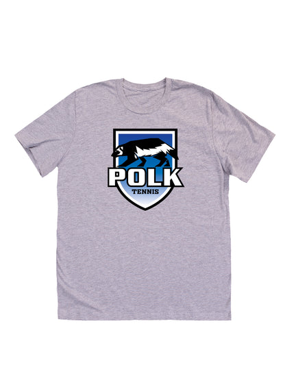 Polk County Wolverines Tennis Short Sleeve T-shirt