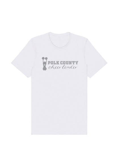 PCHS Cheerleading "Polk County Cheerleader" Short Sleeve T-shirt