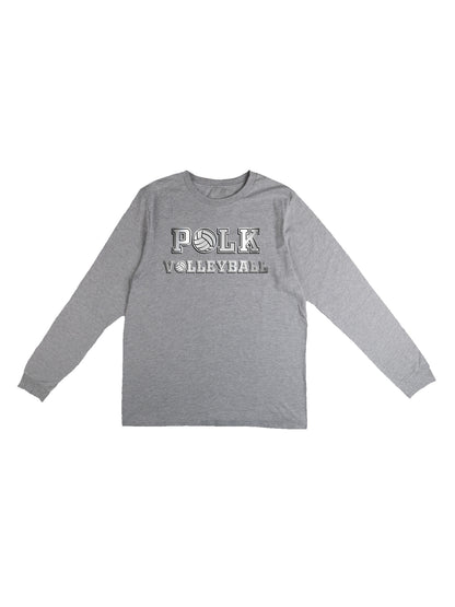 Polk Volleyball Design Long Sleeve T-shirt